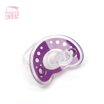 LFGB New 2020 Dummy Oblate Head Silica Gel Silicone Baby Infant Toddler Kid Nipple Pacifiers Soother Teether BPA Free Custom